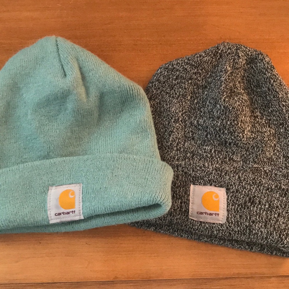 Two Carhartt beanies